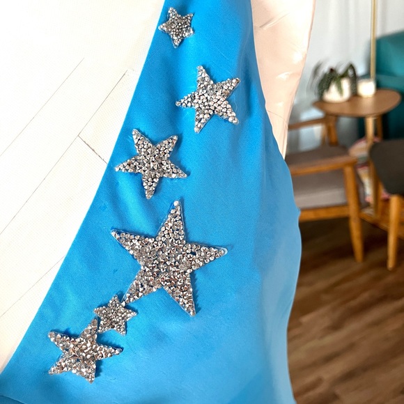 ERAS TOUR Taylor Swift Custom Satin Dress with Stars Miss Americana -ERAS Tour - Picture 3 of 8